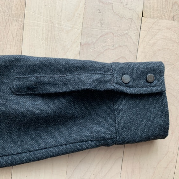 ZARA - Charcoal Shirt Dress | Long Sleeve, Pocket Detail - Picture 5 of 10